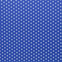 Baumwolle  Carrie Sterne  royalblau/weiß Oeko-Tex Standard 100(1m /9,00€) Bild 2