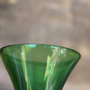 antike Vase Solifleurvase Waldglas grün um 1900 bis 1920 Bild 8