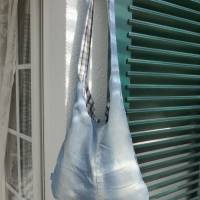 Jeans-Beutel-Tasche mit Innen-und Außentaschen, Upcycling, Unikat hessmade Bild 5