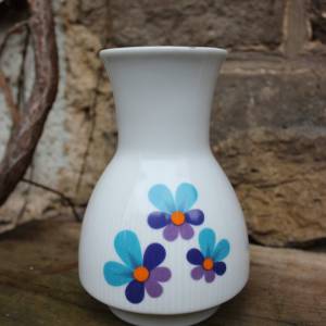 Prilblumen Vase Blumen Dekor Winterling Röslau Bavaria Porzellan Vintage 70er Jahre Bild 2