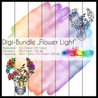 Digi-Bundle Flower Light zum plotten, drucken, subimieren, basteln und mehr Bild 1