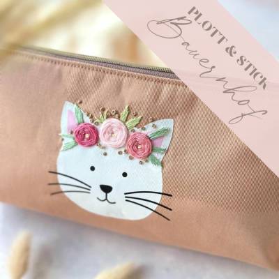 Plott & Stick "Bauernhof" Plotterdatei mit Stickvorlagen und Anleitung - Traktor, Schwan, Katze, Trecker, Zahlen