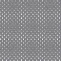 0,5m beschichtete Baumwolle Anker Grau Bild 1