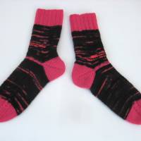 Handgestrickte Socken Damensocken Kindersocken Größe 33 bis 34 Bild 7
