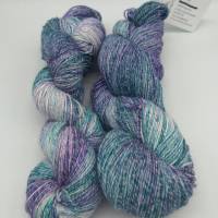 Sockenwolle, Handgefärbte Sockenwolle, Wolle mit Baumwolle Bild 3