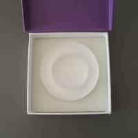 Flache Mini-Ablageschale / Ring-Schale - transparente Optik, ideales Geschenk zur Hochzeit, Verlobung oder Valentin Bild 9