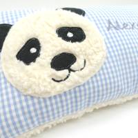 Namenskissen Taufkissen Kuschelkissen Kindergartenkissen Geburtsgeschenk  Panda Pandabär Bild 7