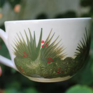 große Patricia Kaffeetasse Katzen Tasse Keramik Vintage Bild 6