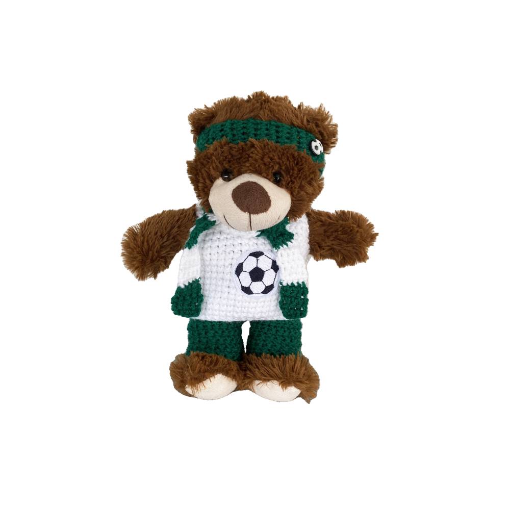 Hose Kleidung für 28-30 cm Bär Teddy Bärenkleidung*Fußball ⚽ grün Shirt 