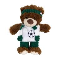 4 teilige Fußballkleidung für Teddybär 30 cm  grün  und weiß für Fußballfans sofort lieferbar !!! Bärenkleidung ! Bild 1