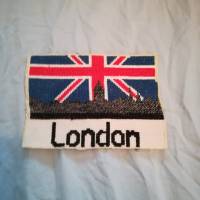Handgefertigtes Stickbild "Skyline London" Bild 1