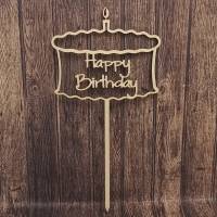 Cake-Topper zum Geburtstag, Happy Birthday - Torte Bild 3