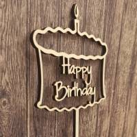 Cake-Topper zum Geburtstag, Happy Birthday - Torte Bild 6