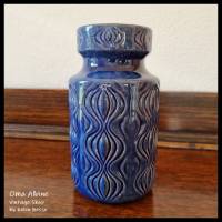Vintage Keramik-VASE 70er Jahre - Scheurich, Amsterdam - Onion in blau, von Oma Albine Bild 1