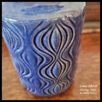 Vintage Keramik-VASE 70er Jahre - Scheurich, Amsterdam - Onion in blau, von Oma Albine Bild 3