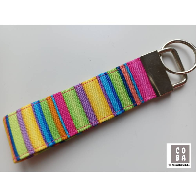 Schlüsselanhänger recycled farbig Filz Trageschlaufe Schlüsselband Schlüsselring 