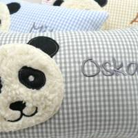 Namenskissen Taufkissen Kuschelkissen Kindergartenkissen Geburtsgeschenk  Panda Pandabär Bild 6