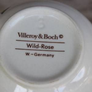 Wildrose Kaffeekern Kaffeekanne Zuckerdose Milchkännchen Villeroy & Boch 80er 90er Jahre Bild 6