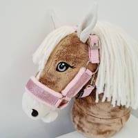 Halfter Hobby Horse Glitzer rosa personalisierbar Bild 1