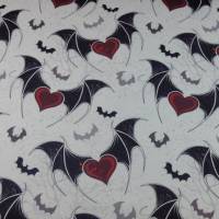 Baumwoll-Jersey Fledermaus EP "bat heart" Bild 1