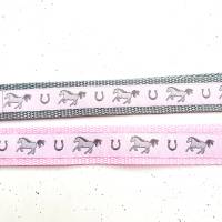 langes Schlüsselband Pferde Hufeisen in rosa in drei Wunschlängen, NEU mit Ring- oder Karabiner und Gurtband-Farbauswahl Bild 5