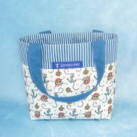 Kindertasche mit Totenköpfen und Ankern  / Kindergartentasche / Kita Tasche Bild 3