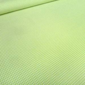 Stoff 100% Baumwolle 2 mm Zefir Karo grün weiß kariert Kleiderstoff Dekostoff Blusenstoff Bild 3