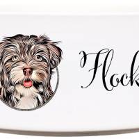 Keramik Futternapf HAVANESER ︎ personalisiert ︎ Hundenapf mit Name Bild 1