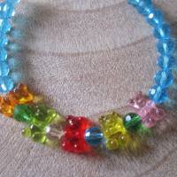 20x Bärchen Perlen (Gummibärchen Imitat), flache Rückseite, 9 Farben zur Auswahl Bild 4