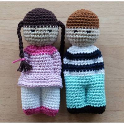 Häkelanleitung Häkel-Püppchen Mädchen und Junge, pdf-Datei