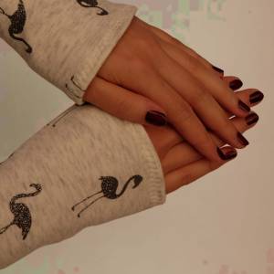 Glitzer Flamingo Armstulpen mit flauschiger Fleece-Innenseite doppelseitiger Stoff. Geschenke für Frauen. Pulswärmer. Bild 8