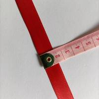 Dekoband in Rot | 15 mm breit Bild 2