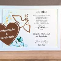 Geldgeschenk Jugendweihe personalisiert - Andenken Bilderrahmen Geschenk - Jugendfeier - Erinnerungsgeschenk - Deko Bild 7