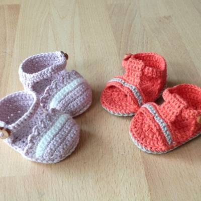 Häkelanleitung Puppenschuhe, Sandalen und Ballerinas, pdf-Datei