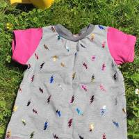 Babykleidung  Set - Basic T-Shirt und Pumphose lang in Gr. 74/80 - Handmade Bild 3