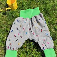 Babykleidung  Set - Basic T-Shirt und Pumphose lang in Gr. 74/80 - Handmade Bild 4