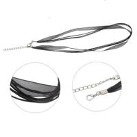 5x Organza Halskette 43 cm - 48 cm Wachsband Halskette Karabinerverschluss Verlängerungskette schwarz Bild 1