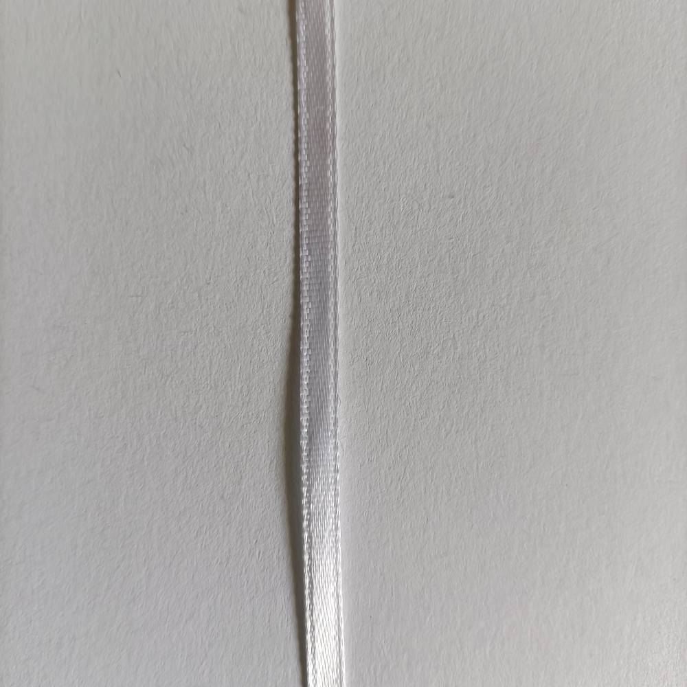 Dekoband in Weiß 3 mm breit