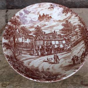 Schale Schüssel Broadhurst Staffordshire Keramik England shabby Vintage Bild 1