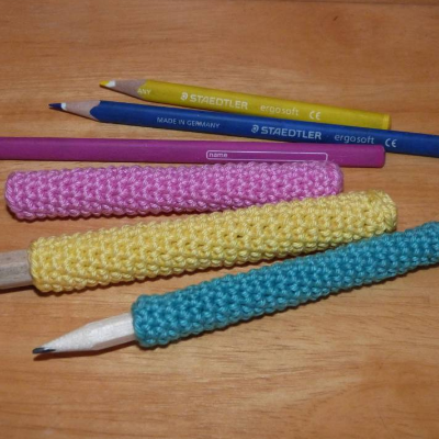 kostenlose Häkelanleitung Stiftverlängerer, Stifthülle in 2 Größen, pdf-Datei