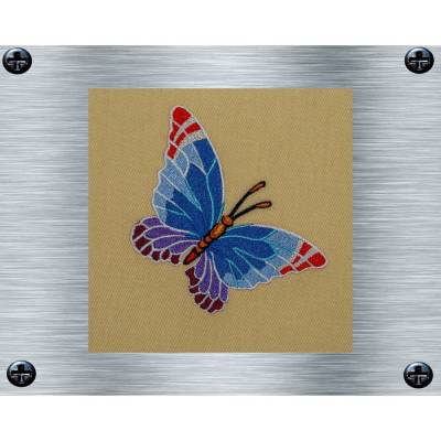 Stickmuster  Schmetterling_1 - 10 x 10 Rahmen - Insekten Stickerei, tierische Stickmotive, Stickkunst