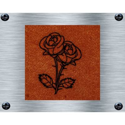 Stickdatei Rose_2 - 10 x 10 Rahmen - Botanische Stickmotive, Blumenstickerei, digitale Stickdatei, Nadelmalerei
