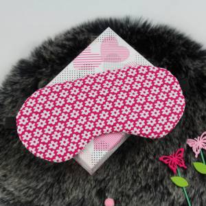 Schlafmaske, Schlafbrille pink fuchsia Reise-Zubehör Reise-Accessoire Spa-maske Augenbinde Bild 9