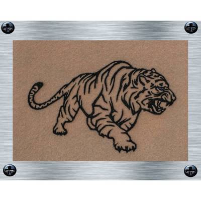 Stickdatei Löwe 4 - 13 x 18 Rahmen - Afrika Tiere, Wüstentiere, Steppentier Stickmotiv, digitale Stickdatei