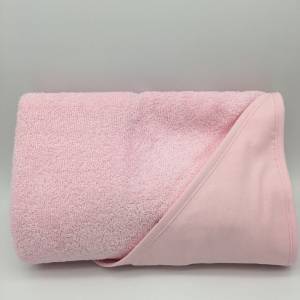 Kapuzenbadetuch Baby Kind Regenbogen personalisiert Mädchen Junge 3 Farben rosa grau mint Kapuzenhandtuch 100x100 Bild 7