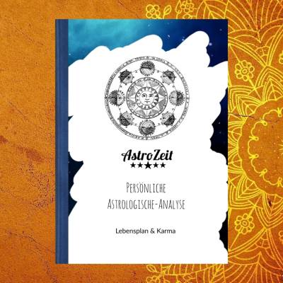 Lebensplan und Karma • individuelle Astrologische-Analyse als Großformat • Classic Cover