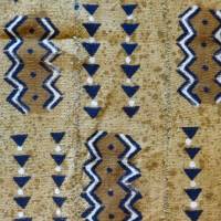 Bogolan Schlammtuch Mudcloth Plaid, afrikanische Deko - Ethno Tuch - beige, braun 170x110 cm Bild 8