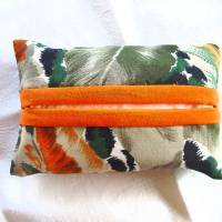 Tatüta in orange-grün mit schönem Blätterdesign genäht von Hobbyhaus Bild 1