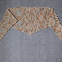 Dreieckstuch, Schaltuch aus handgefärbter Wolle mit Seide, gestrickt Bild 3