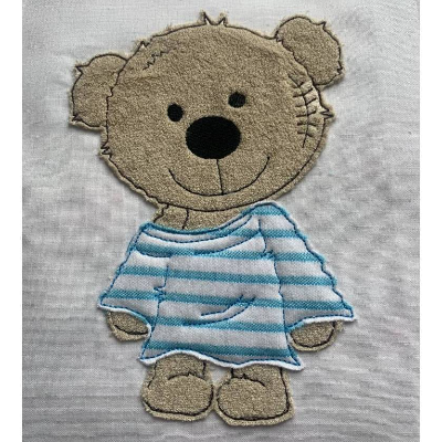 Stickdatei Doodle Teddy  Bär Applikation Set 731